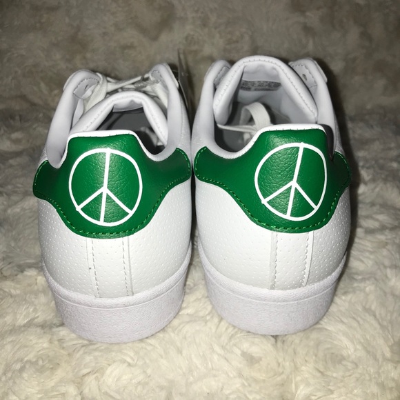 ADIDAS SUPERSTAR Peace PrimeGreen White